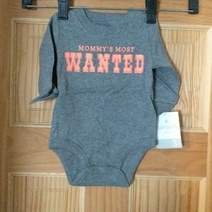 Kids 3M Carter's Mommy's most wanted onesie